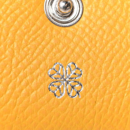 Hermes Epsom Horseshoe Calvi Card Case Jaune Ambre Craie 9 of 11