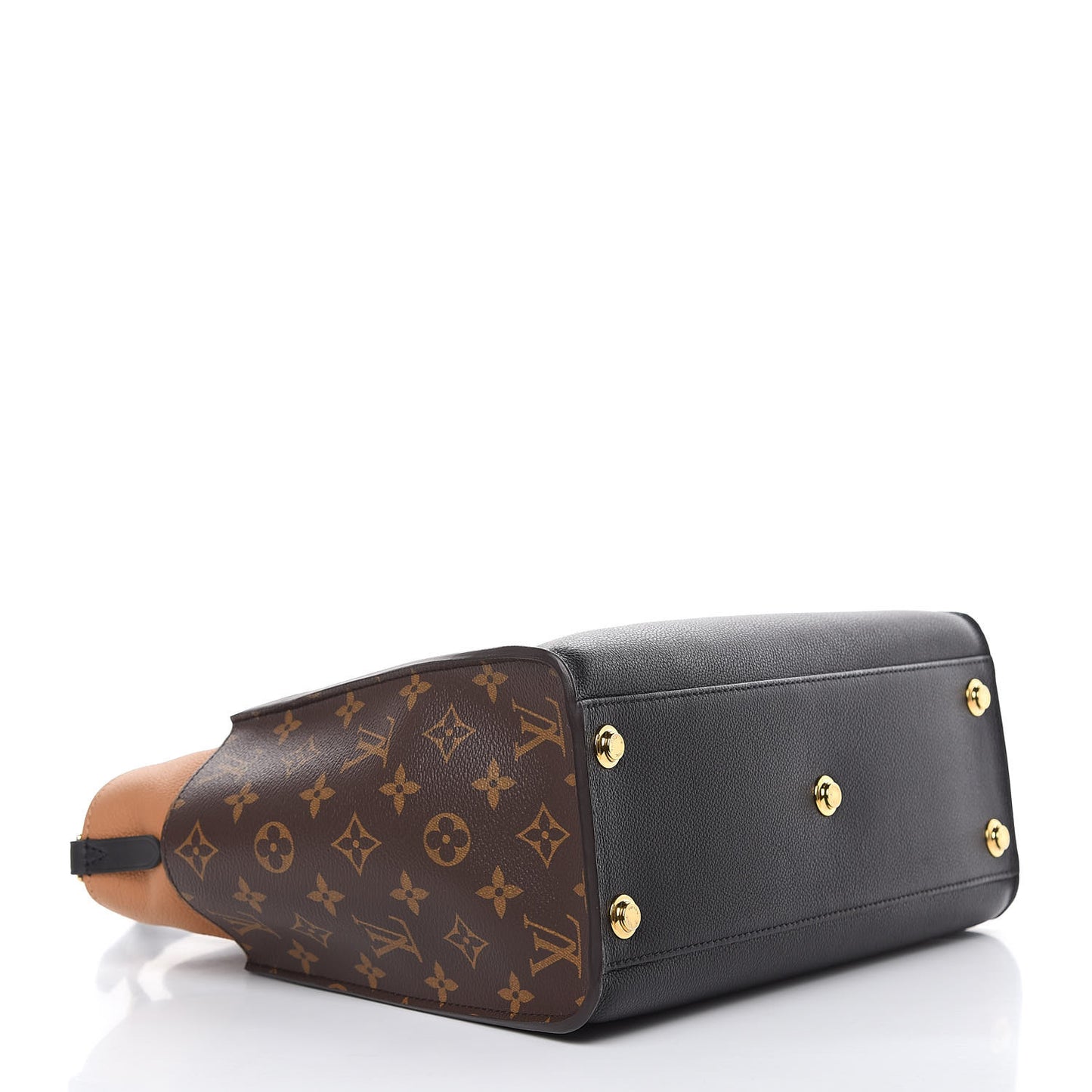 Calfskin Monogram On My Side Black