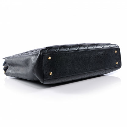 Chanel Caviar Quilted CC Shoulder Bag Black 4 of 9