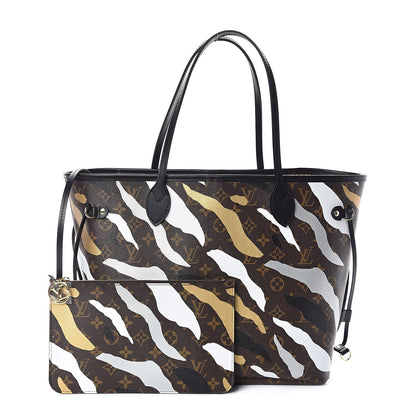 Louis Vuitton X LOL Monogram Neverfull MM Gold Silver 1 of 10