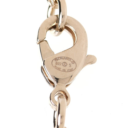 Chanel Crystal CC Pendant Necklace Gold 5 of 6