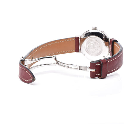 Hermes Stainless Steel Gulliver 28mm Nomade Kinetic Quartz Watch Rouge 7 of 8