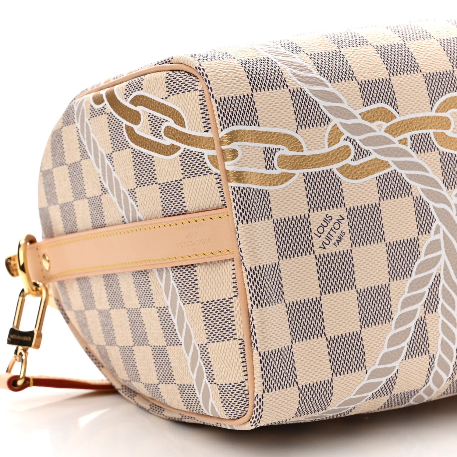 Louis Vuitton Damier Azur Nautical Speedy Bandouliere 25 8 of 9