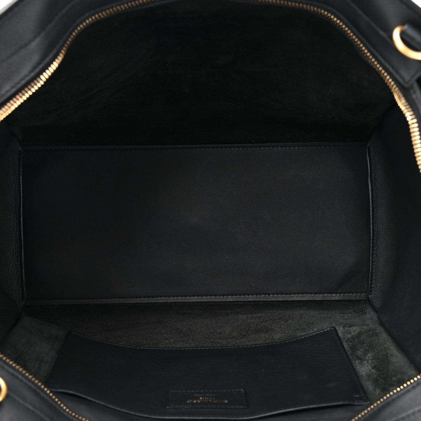 Calfskin Suede Small Monogram Downtown Cabas Black