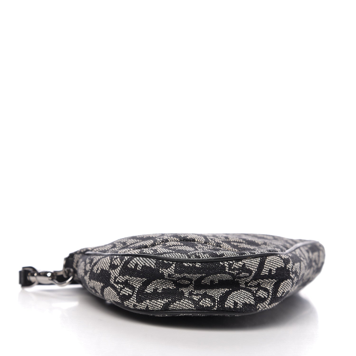 Christian Dior Monogram Mini Saddle Pochette Black 3 of 10