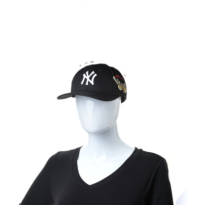 Gucci X MLB Cotton NY Yankees Baseball Hat 57-61 Black 2 of 7