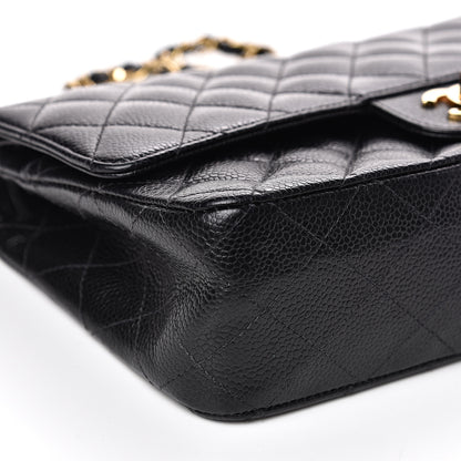 Chanel Caviar Quilted Medium Double Flap Black 7 of 16