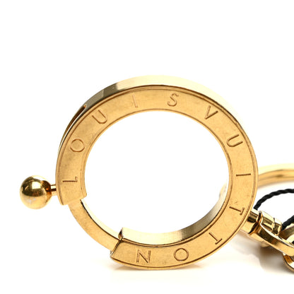 Louis Vuitton Goldtone Swing Key Holder and Bag Charm 3 of 3