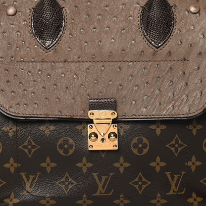 Louis Vuitton Monogram Ostrich Python Majestueux PM Yellow 7 of 9