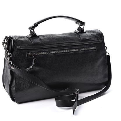 Proenza Schouler Lambskin Fringe Medium PS1 Satchel Black 2 of 10