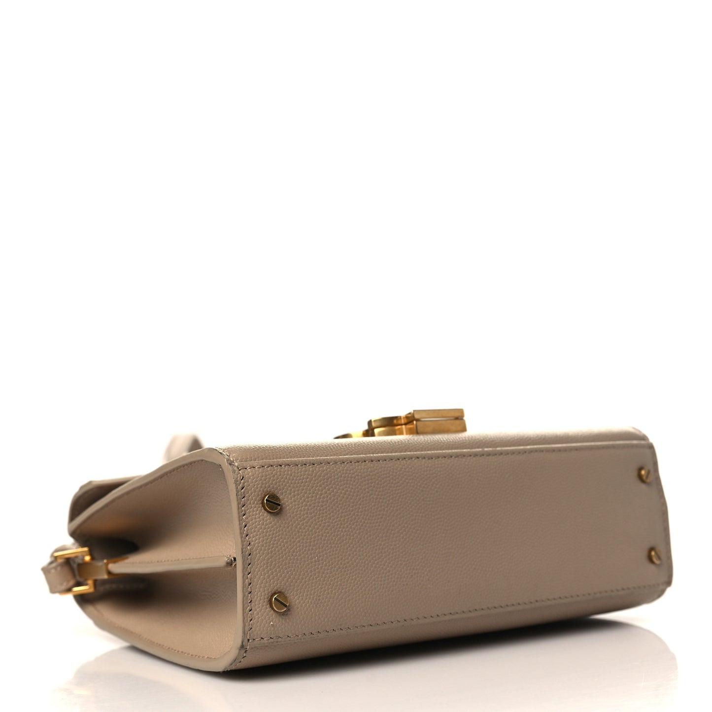 Grain de Poudre Mini Classic Monogram Cassandra Top Handle Beige