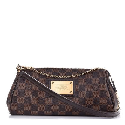 Louis Vuitton Damier Ebene Eva Clutch 1 of 7
