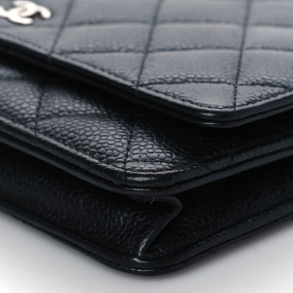 Chanel Caviar Quilted Wallet On Chain WOC Black 18 of 19