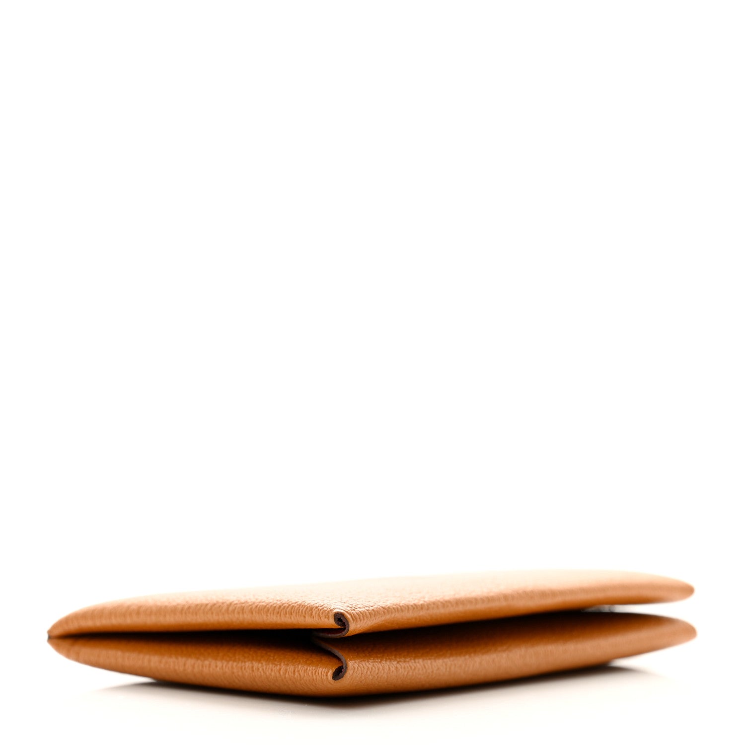 Hermes Chevre Mysore Verso Calvi Card Case Caramel Rose Shocking 4 of 9