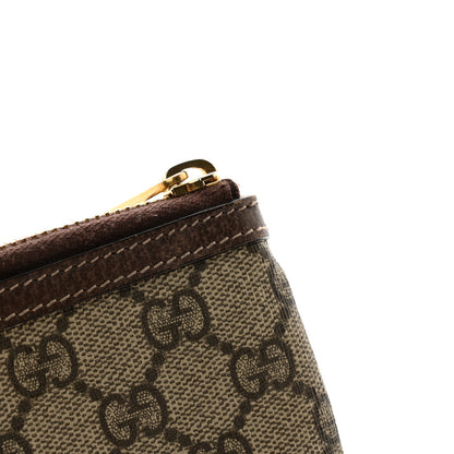 Gucci GG Supreme Monogram Large Ophidia Pouch Clutch Brown 12 of 13
