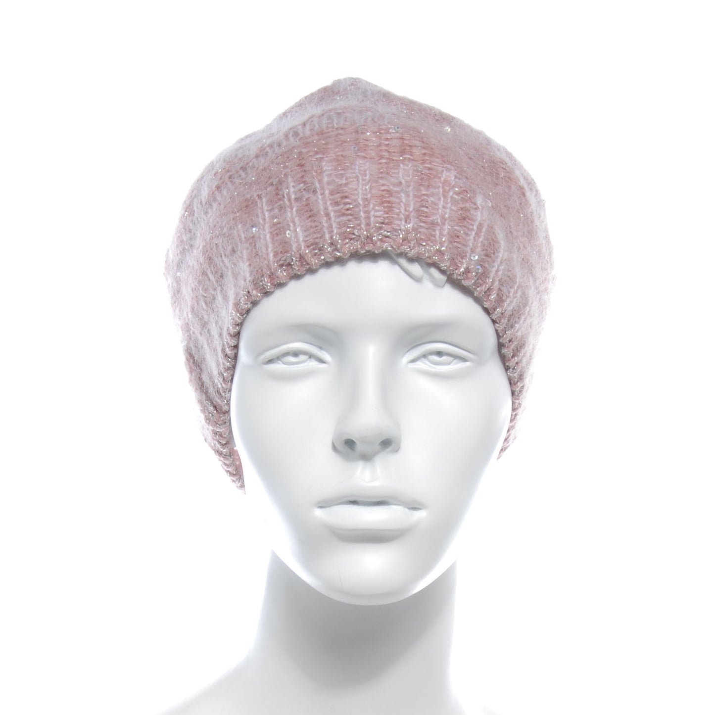 Monogram Glitter Sunset Beanie Hat Aurore