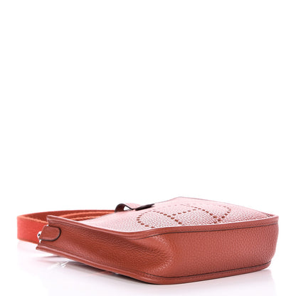 Hermes Taurillon Clemence Amazone Evelyne TPM Sienna 4 of 7