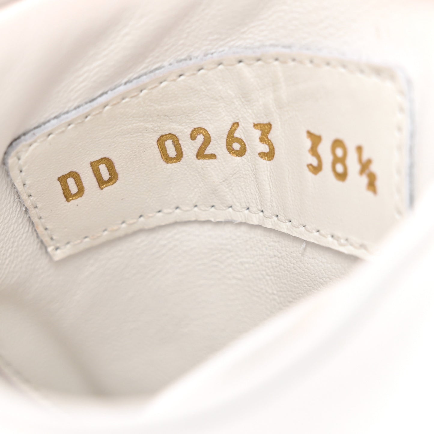 Lambskin Embossed Monogram Time Out Sneakers 38.5 White