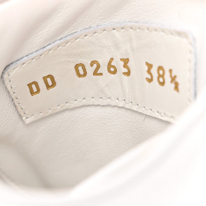 Louis Vuitton Lambskin Embossed Monogram Time Out Sneakers 38.5 White 9 of 12