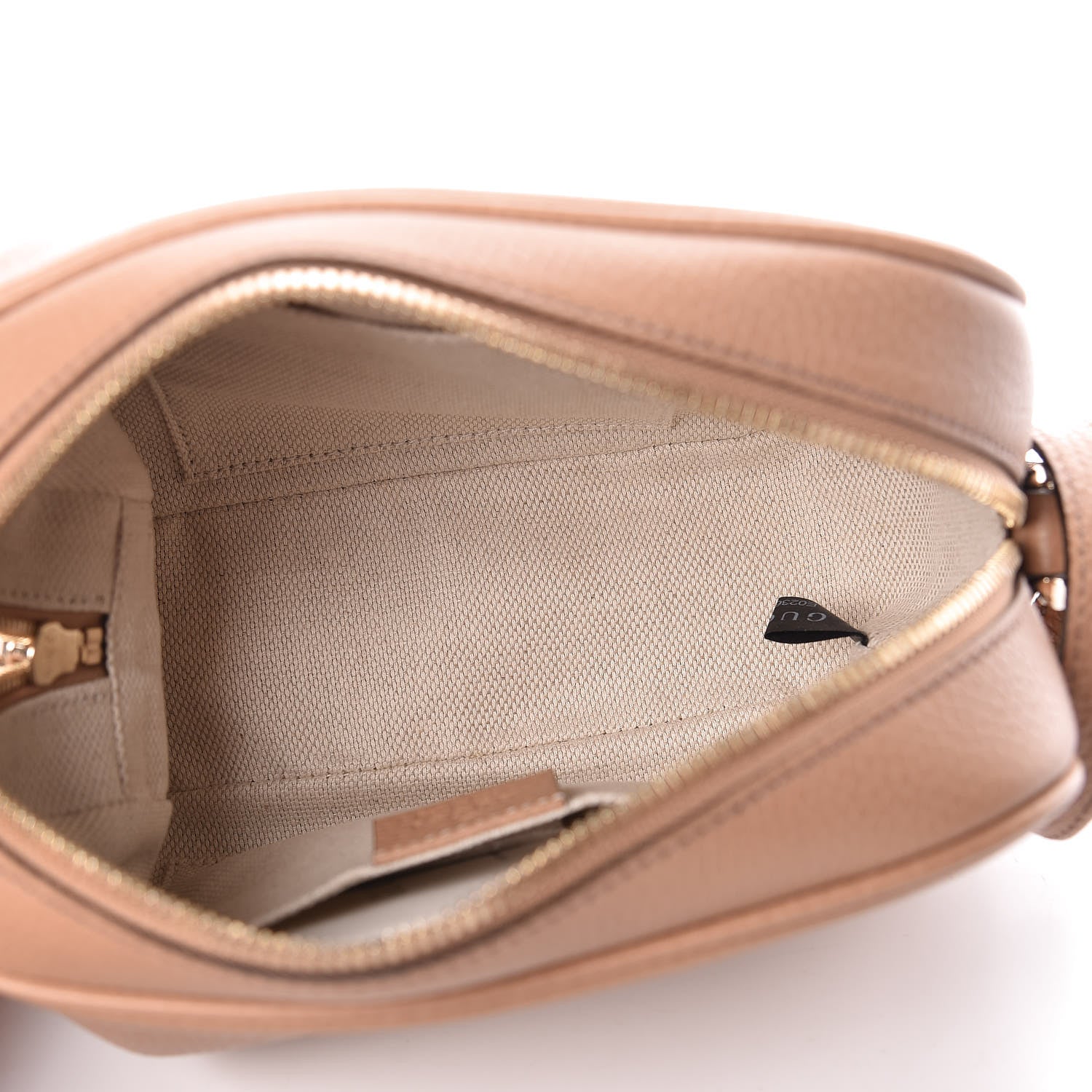 Gucci Pebbled Calfskin Small Soho Disco Bag Camelia 5 of 12