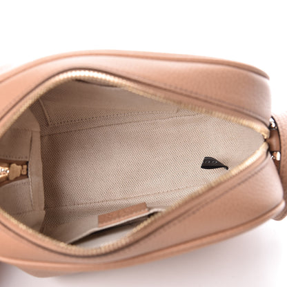 Gucci Pebbled Calfskin Small Soho Disco Bag Camelia 5 of 12