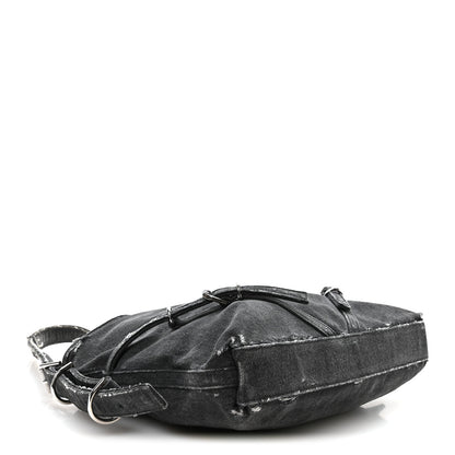 Givenchy Distressed Denim Medium Voyou Bag Black 4 of 10