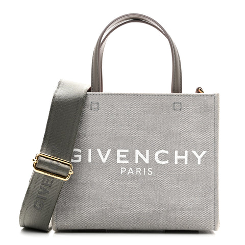 Canvas Mini G-Tote Light Grey