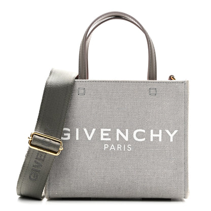 Givenchy Canvas Mini G-Tote Light Grey 1 of 10