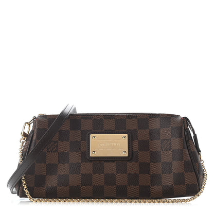 Louis Vuitton Damier Ebene Eva Clutch 1 of 9