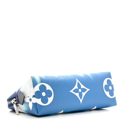Louis Vuitton Monogram Giant Escale Cosmetic Pouch Blue 4 of 6