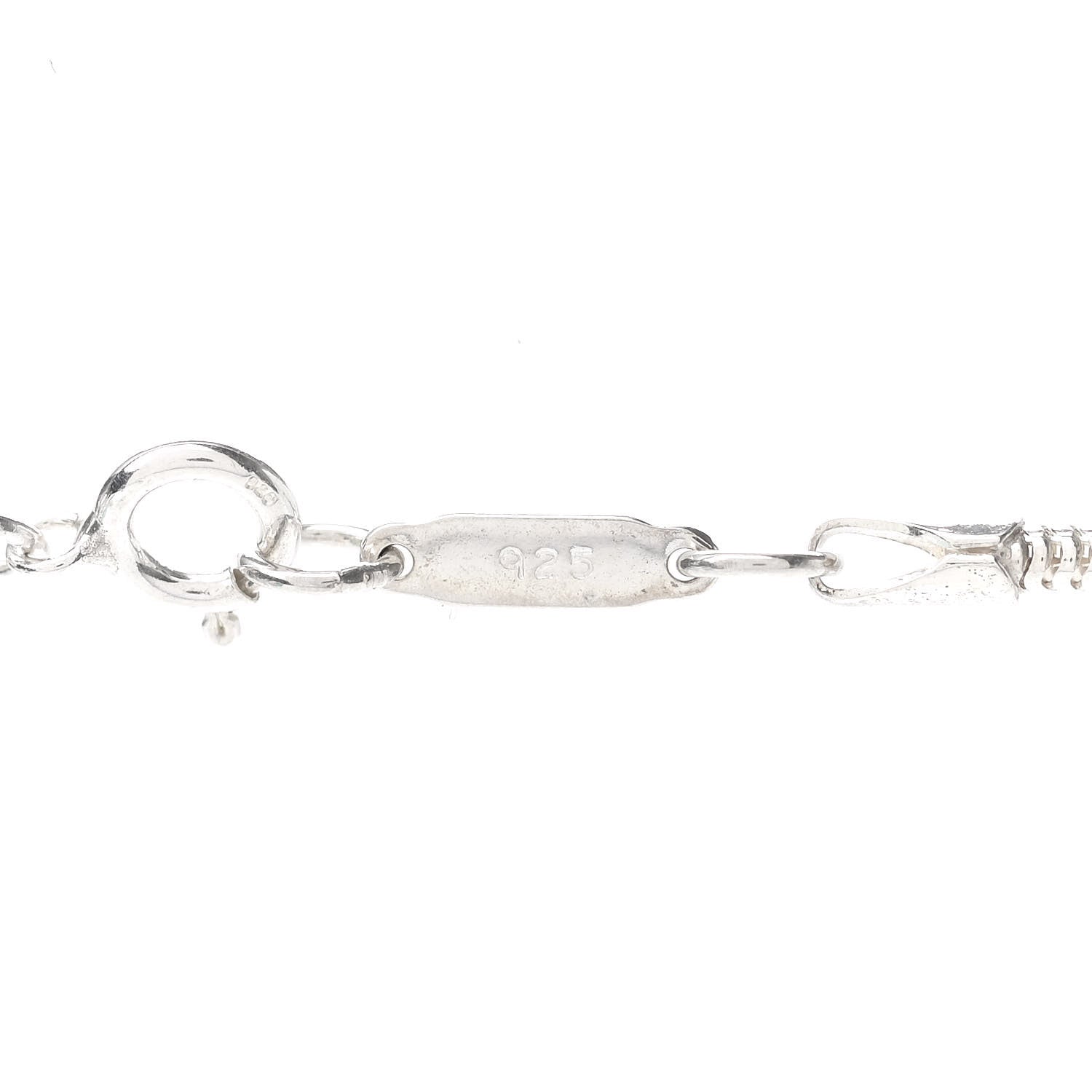 Tiffany Sterling Silver 1837 Bar Pendant Necklace 6 of 7