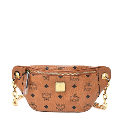 MCM Visetos Stark Belt Bag Cognac 1 of 10