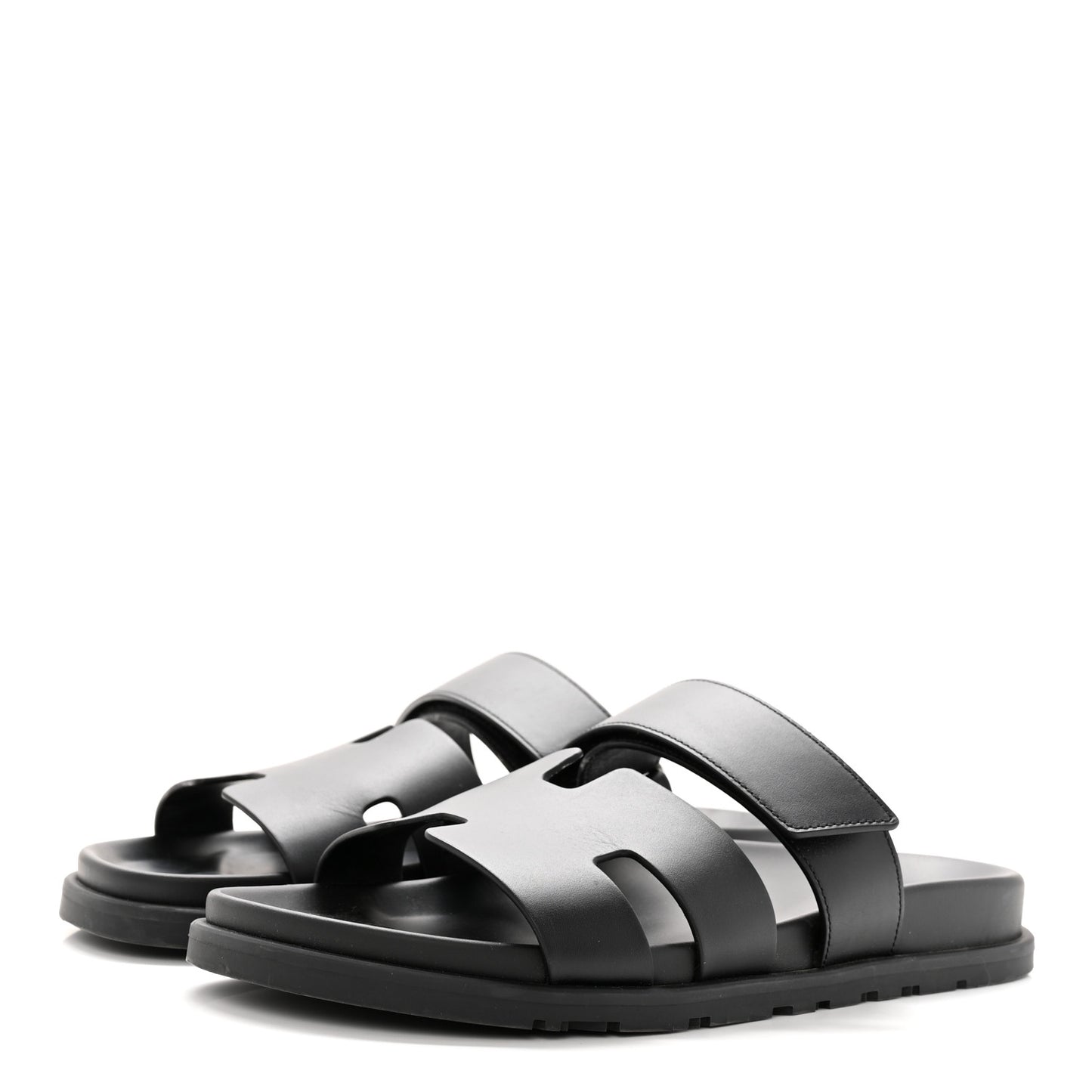Calfskin Womens Chypre Sandals 41 Black