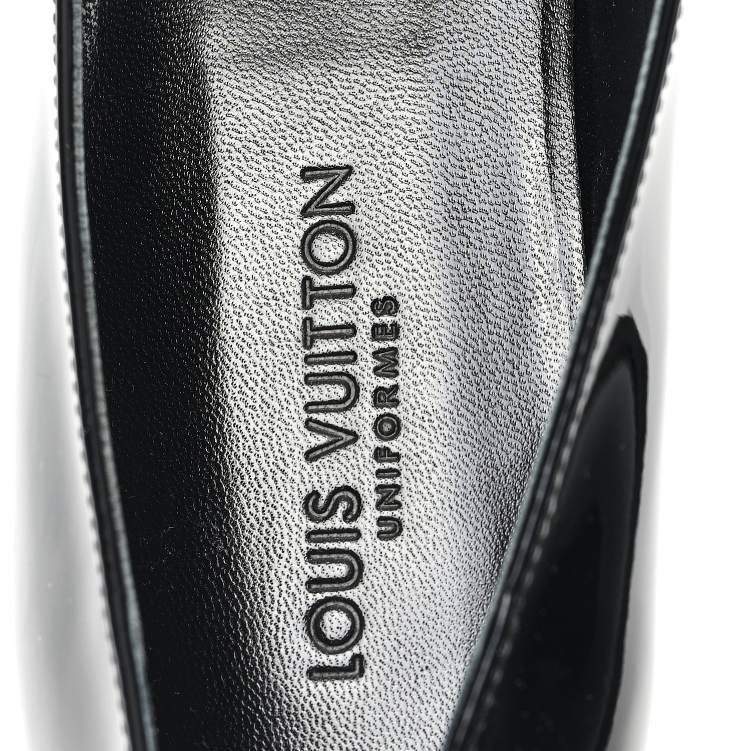 Louis Vuitton Patent Uniformes Ballerina Flat 38.5 Black 8 of 10