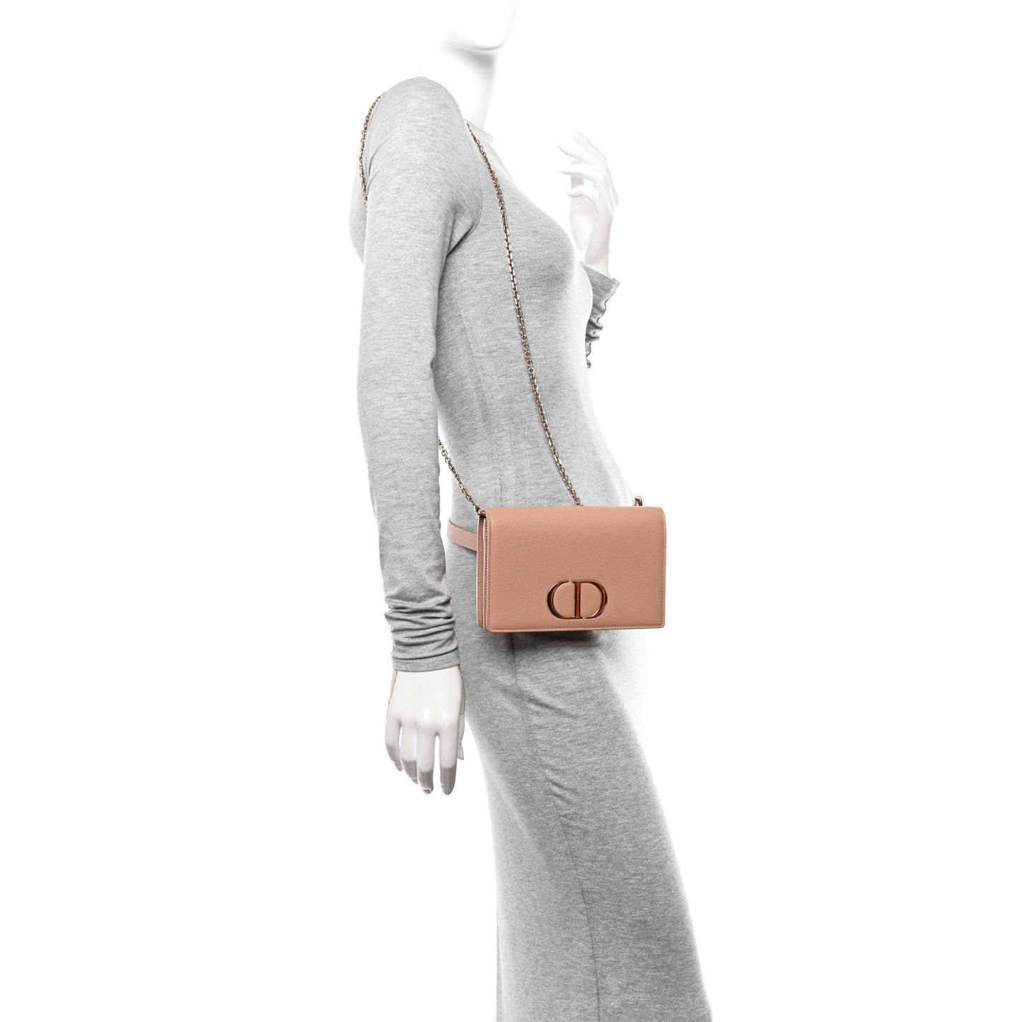 Calfskin 30 Montaigne 2 in 1 Pouch Beige