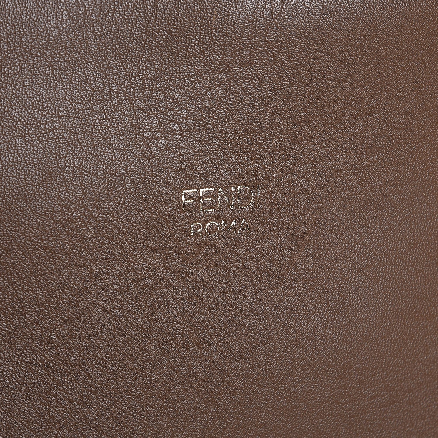 Fendi Pequin Vitello Zip Tote Tobacco Foresta 6 of 9