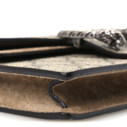 Gucci GG Supreme Monogram Super Mini Dionysus Shoulder Bag Taupe 8 of 9