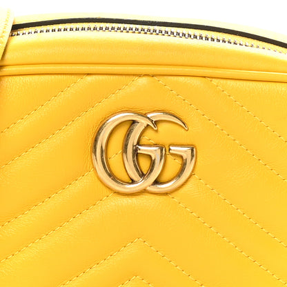 Gucci Calfskin Matelasse Mini GG Marmont Chain Shoulder Bag Stone Topaz 8 of 10