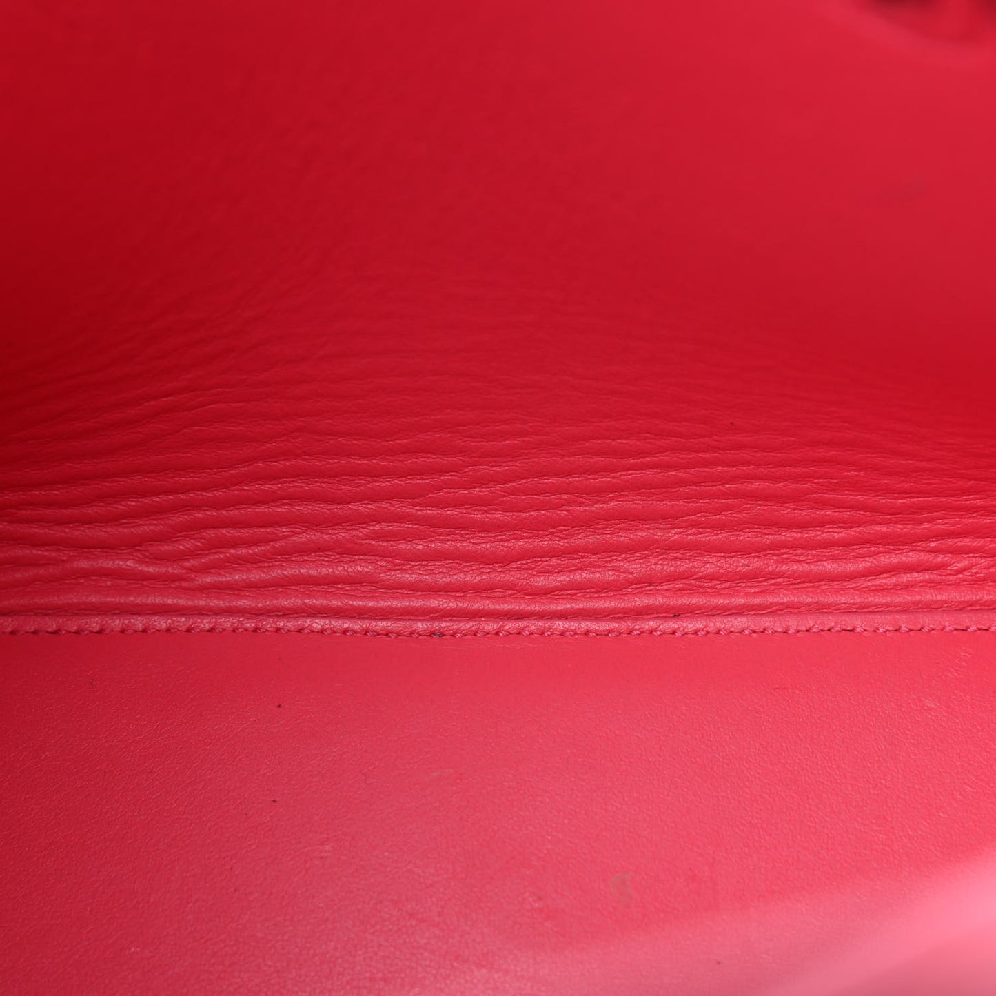 Grained Calfskin Nano Sac De Jour Coral