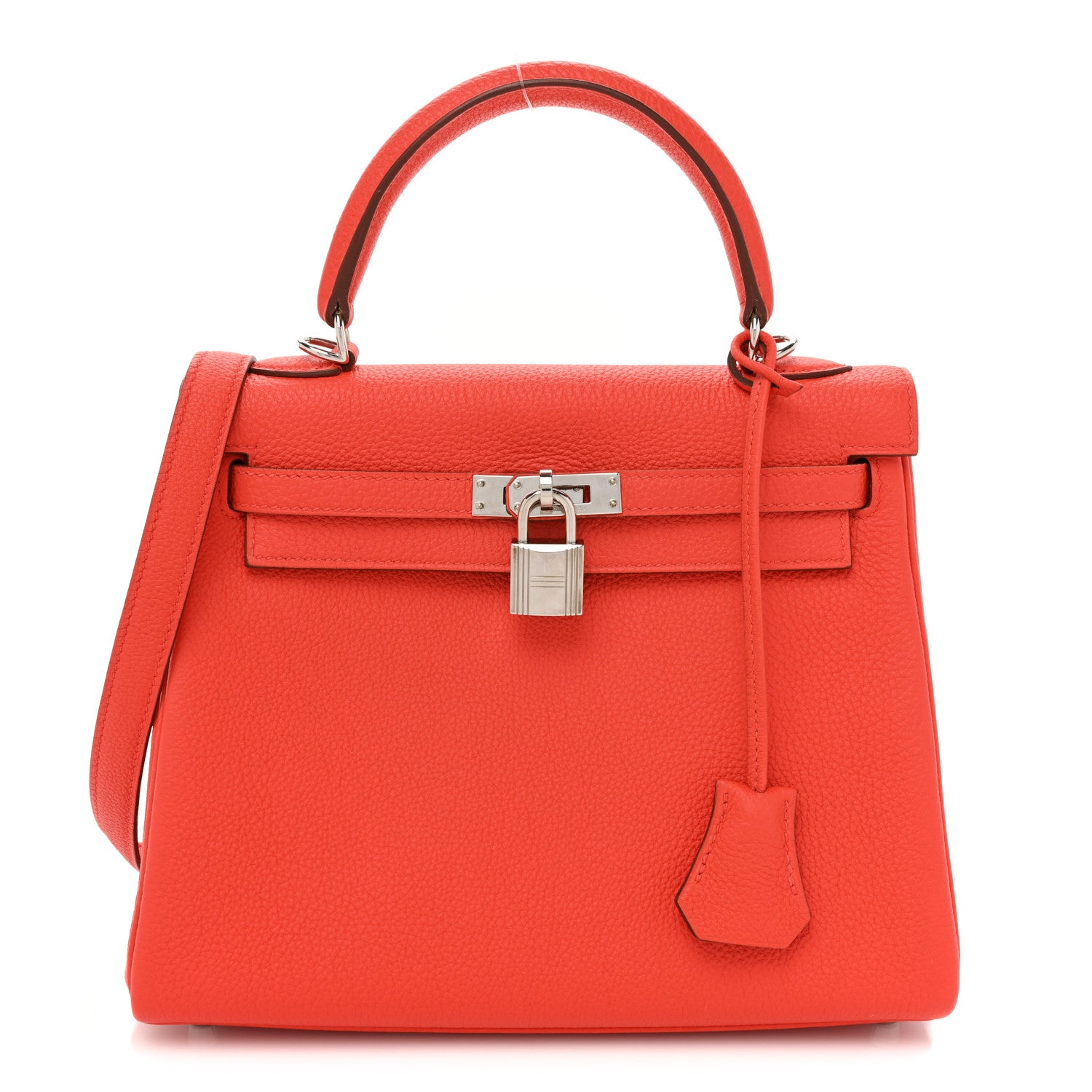 Hermes Togo Kelly Retourne 25 Capucine 1 of 9