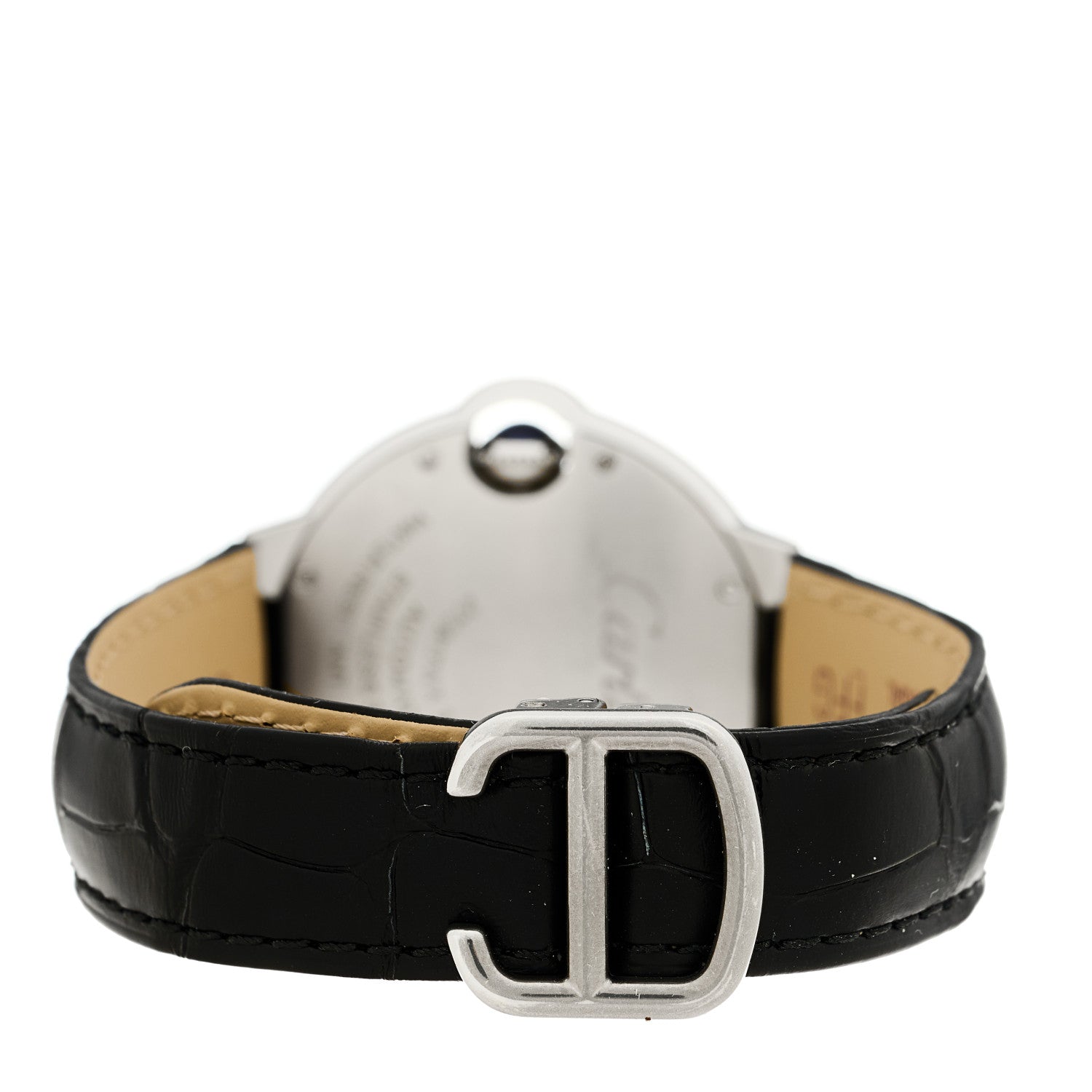 Cartier Stainless Steel Alligator 33mm Ballon Bleu De Cartier Automatic Watch 3 of 5