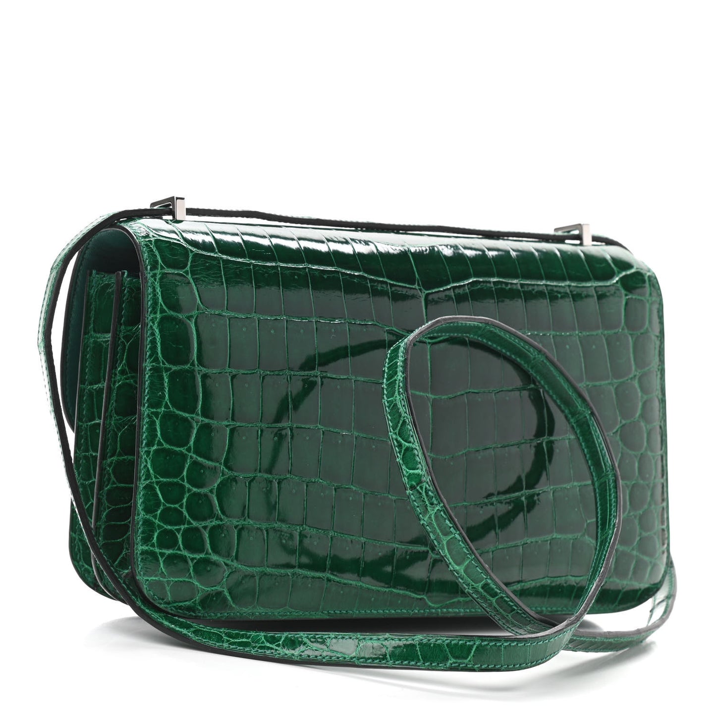 Shiny Niloticus Crocodile Constance Elan 25 Vert Emeraude