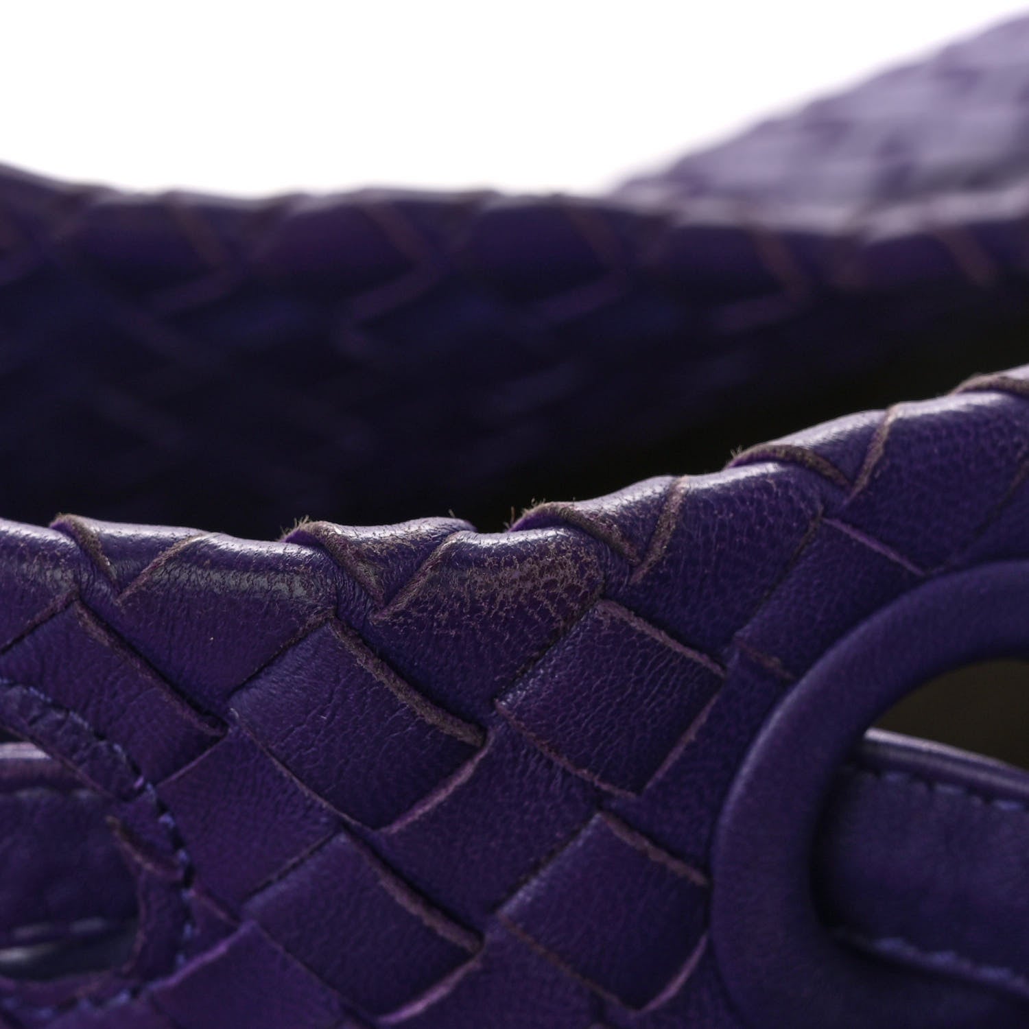 Bottega Veneta Nappa Intrecciato Bella Tote Purple 14 of 17