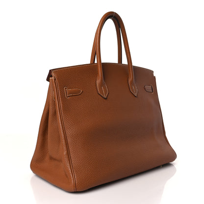Hermes Togo Birkin 35 Gold 3 of 17