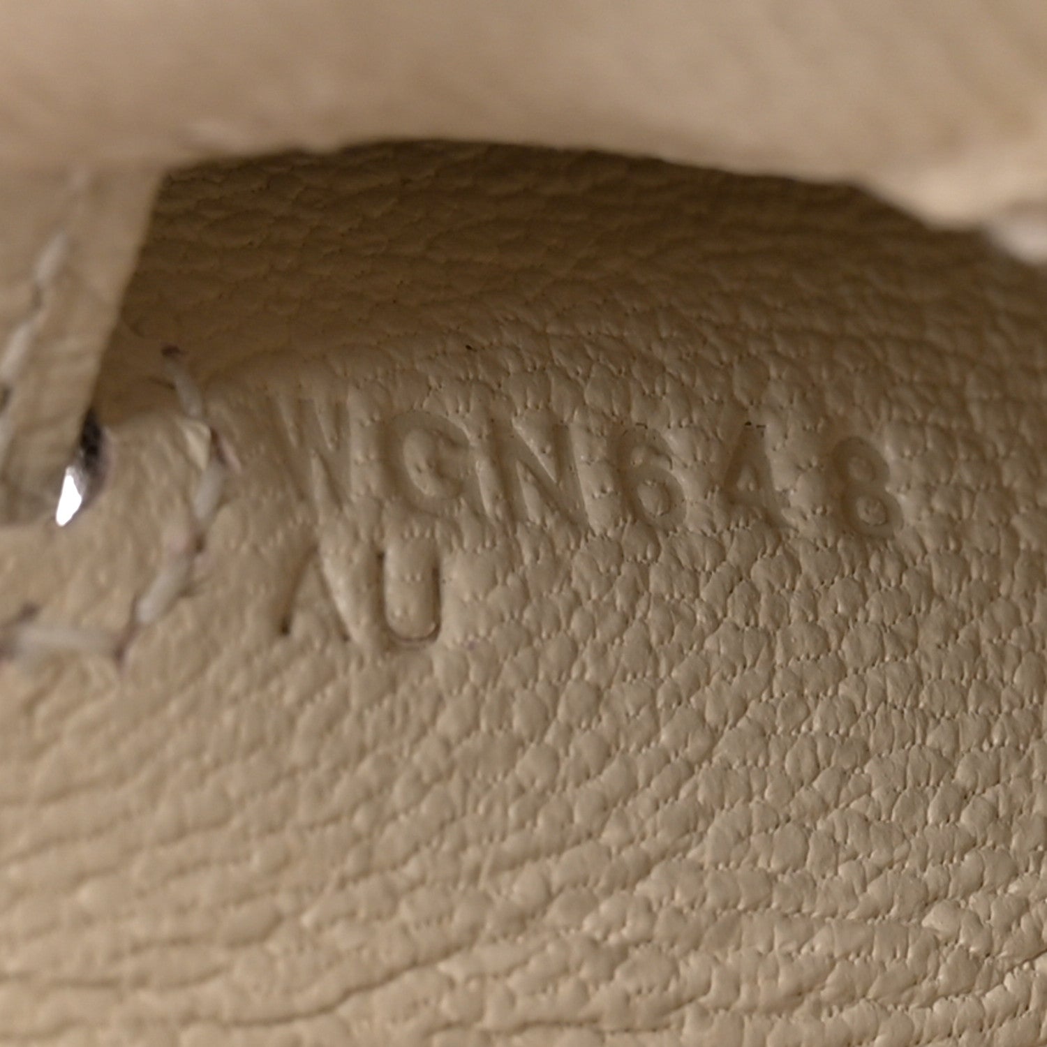 Hermes Epsom Kelly Sellier 25 Craie 7 of 11