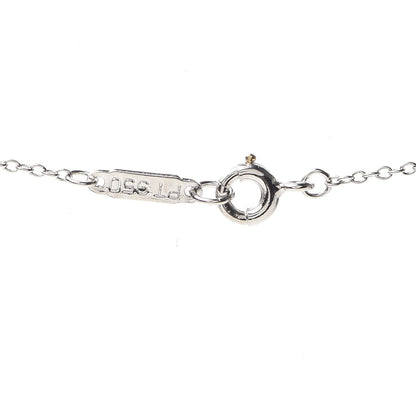 Tiffany Platinum Diamond Small Cross Pendant Necklace 5 of 5