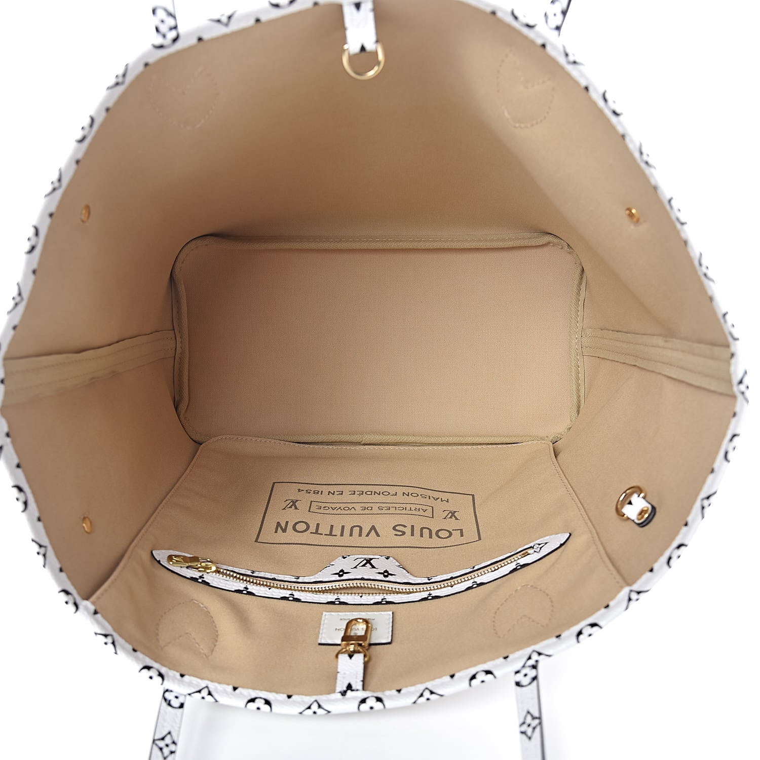 Louis Vuitton Monogram Giant Neverfull MM Kaki 7 of 10