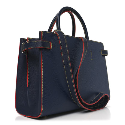 Louis Vuitton Epi Twist Tote Indigo 3 of 9