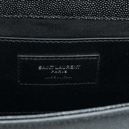 Saint Laurent Grain De Poudre Medium Classic Monogram Kate Satchel Black 6 of 6