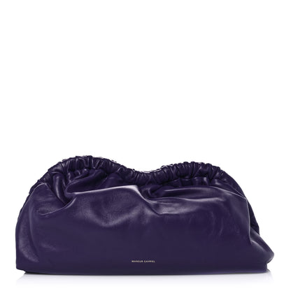 Mansur Gavriel Lambskin Cloud Clutch Viola 1 of 9
